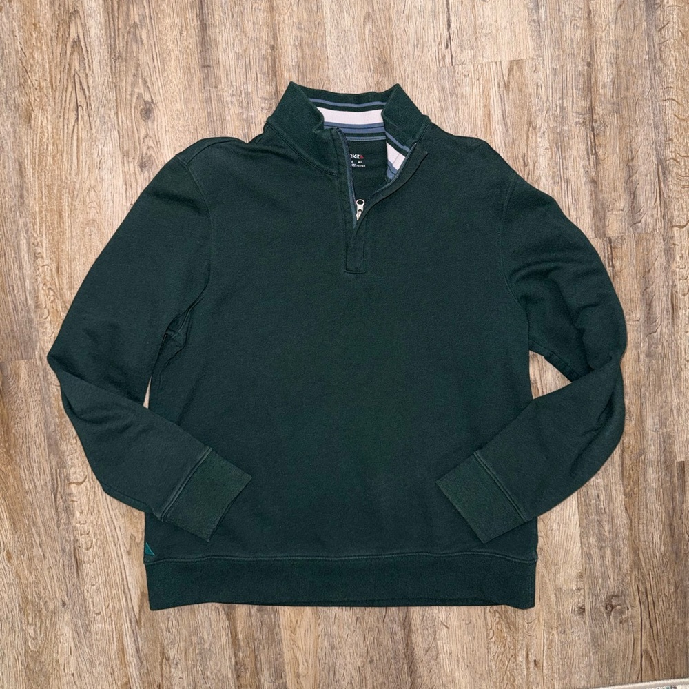 Untuckit • Green Corral 1/4 Zip Sweatshirt